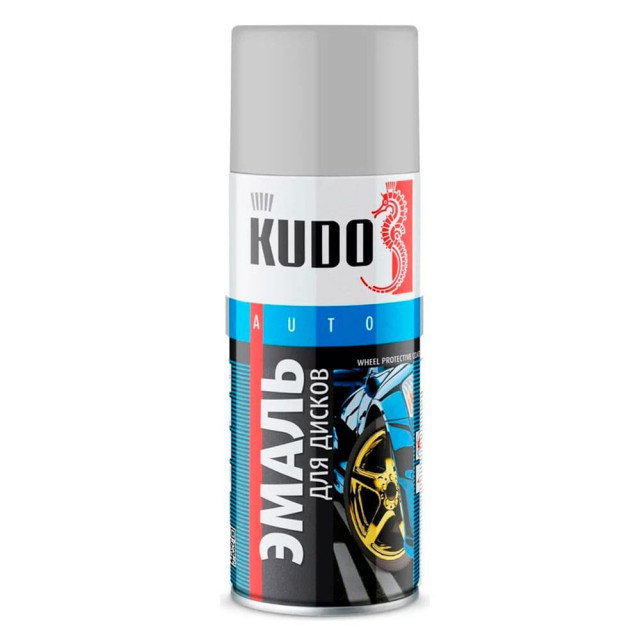 Эмаль для дисков Kudo KU-5202 светло-серая 520 мл