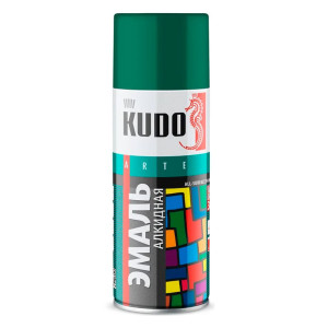 Эмаль Kudo KU-1007 универсальная темно-зеленая 520 мл