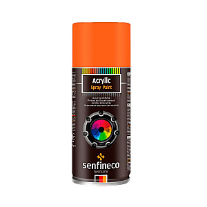 Краска-спрей Senfineco Paint Acrylic Deep Yellow акриловая оранжево-красная 400 мл