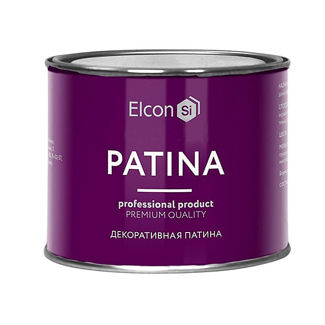 Краска кузнечная Elcon Patina серебро 0.2 кг