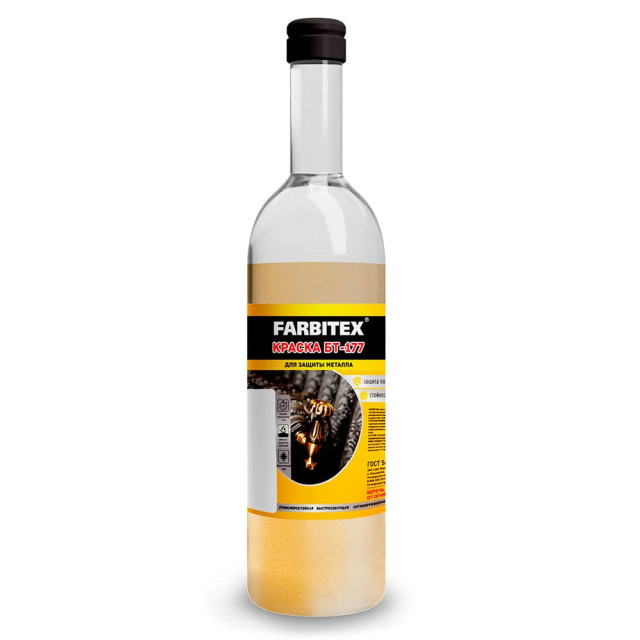 Краска Farbitex БТ-177 золото 0.5 л