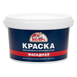 Краска Эксперт фасадная акриловая 3 кг