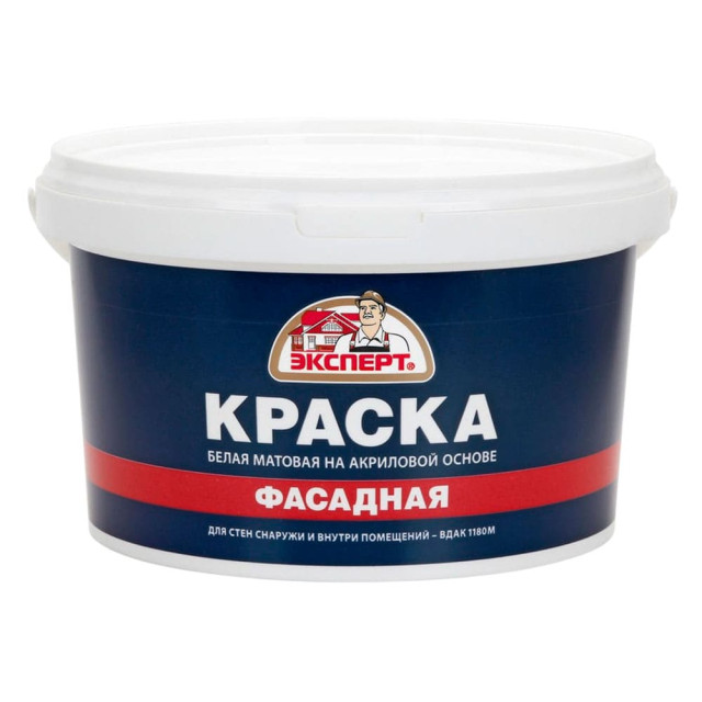 Краска Эксперт фасадная акриловая 3 кг
