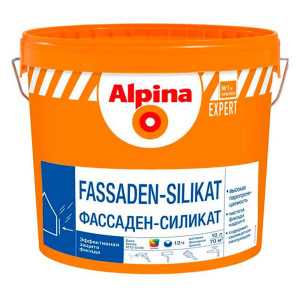 Краска Alpina Expert Fassaden-Silikat База 3 прозрачная 9.4 л
