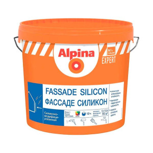 Краска Alpina Expert Fassade Silicon База 1 белая 10 л
