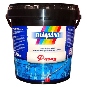 Краска Diamant Фасад 948106480 белая 1.4 кг