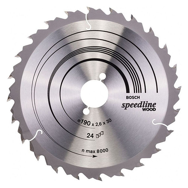 Диск пильный Bosch Speedline Wood по дереву 190*30 мм