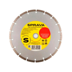 Круг алмазный Sprava сегментный 350*20(25.4) мм по железобетону