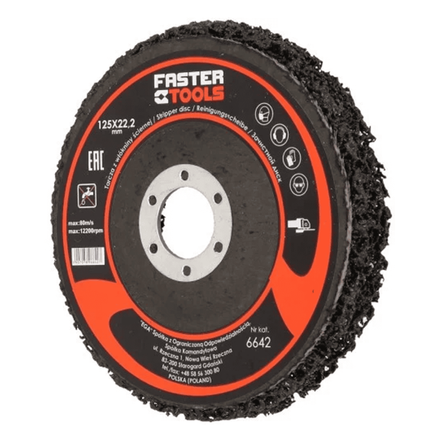 Диск шлифовальный Faster Tools 6642 войлок