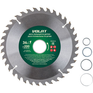 Диск пильный Волат 88140-36 по дереву 200*32/30 мм 36 зубьев