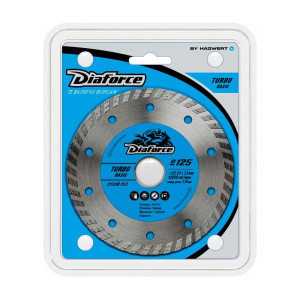 Диск алмазный Diaforce Turbo Basic 511125 125*22.23*7.5*1.9 мм сухой рез
