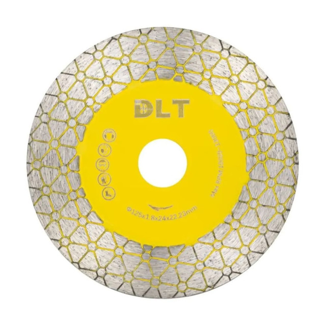 Диск алмазный  DLT №3 1631 для заусовки плитки под 45° 125 мм