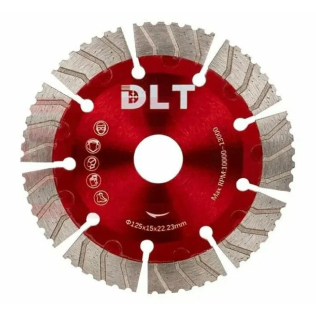 Диск алмазный DLT №20 1420 Super Turbo по бетону 125 мм