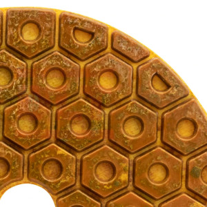 Круг алмазный DLT №10 Р100 шлифовальный гибкий для сухой шлифовки 100 мм