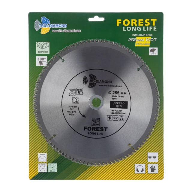 Диск пильный Trio-Diamond FLL834 255*30*100Т