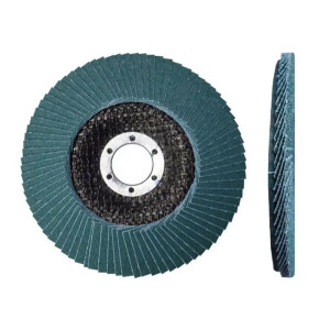 Круг лепестковый Lugaabrasiv 125*22 мм ZK80 плоский КЛТ1