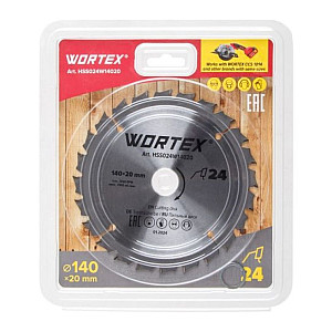 Диск пильный Wortex HSS024W14020 по дереву 140*20/16 мм