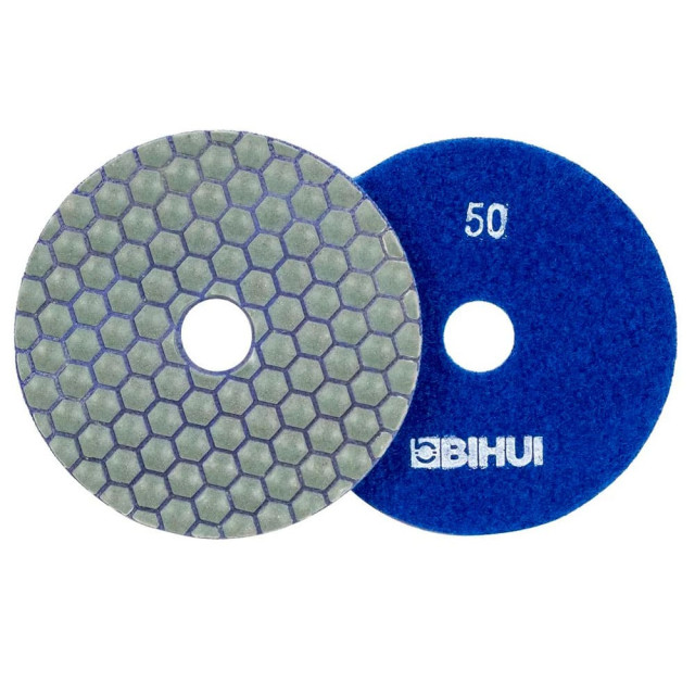 Круг алмазный шлифовальный BIHUI DPP405 Р50 гибкий 100 мм
