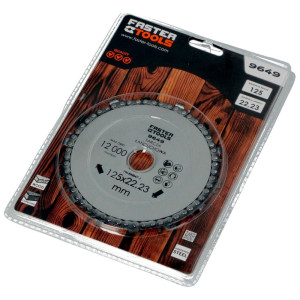Диск пильный Faster Tools 9649 по дереву 125*22.23 мм
