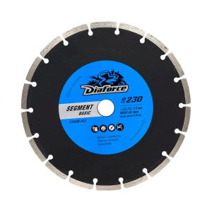 Диск алмазный Diaforce Segment Basic 510230 230*22.23*7.5*2.4 мм сухой рез