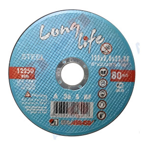 Круг отрезной Lugaabrasiv Long Life 125*1.4*22.2 мм для металла