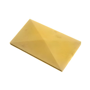 Крышка накрывочная бетонная 4-х скатная 270*470*270*55 мм желтая