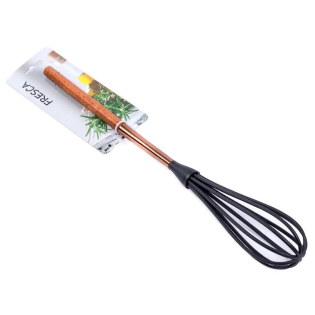 Венчик для взбивания Fresca Urban 686250-285 код 176953 пластмассовый термостойкий с деревянной ручкой 39 см