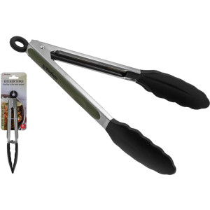 Щипцы кулинарные Perfecto Linea Natural Green 21-010007 силиконовые 23 см