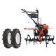 Культиватор Skiper SP-850S + колеса Brado 6.00-12