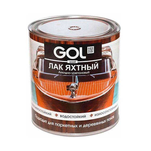 Лак яхтный GOL wood 0.8 кг