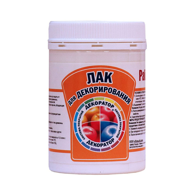 Лак декоративный Palizh с УФ-защитой 0.2 кг