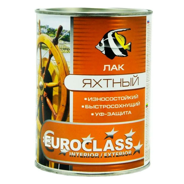 Лак Euroclass алкидно-уретановый яхтный 0.8 кг
