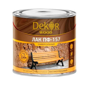 Лак Dekor ПФ-157 универсальный 1.8 кг