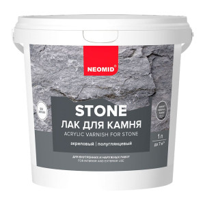 Лак по камню Neomid Stone водорастворимый 1 л