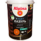 Лак Alpina Аква Лазурь для дерева тик 0.9 л