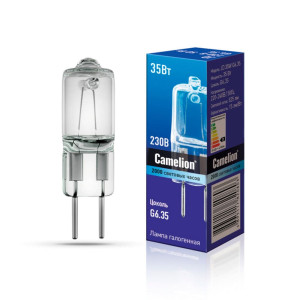 Лампа галогенная Camelion 5203 JD 35W G6.35 220V без рефлектора