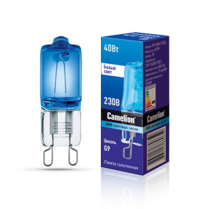 Лампа галогенная Camelion 11467-C G9 40W 220V COOL без рефлектора