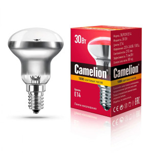 Лампа накаливания Camelion 8976 MIC зеркальная 30 R39 E14