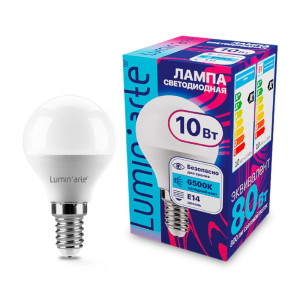 Лампа светодиодная Lumin'arte LSTD-G45-10W6KE14 10Вт 6500K E14