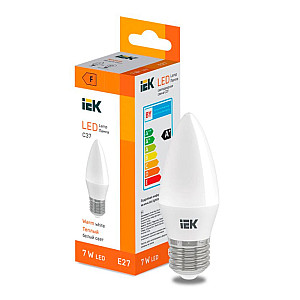 Лампа светодиодная IEK LED LL-I-С37-7-230-30-E27 свеча 600lm 3000K