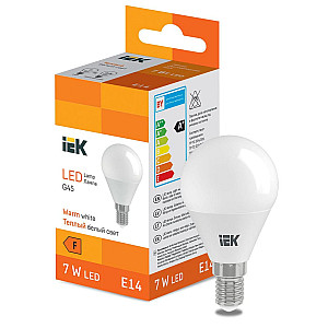 Лампа светодиодная IEK LED LL-I-G45-7-230-30-E14 шарик 600lm 3000K