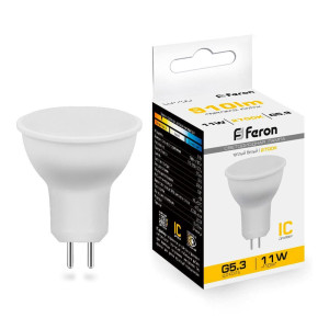 Лампа светодиодная Feron LB-760 38137 11W 230V G5.3 2700K MR16