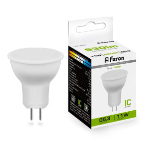 Лампа светодиодная Feron LB-760 38138 11W 230V G5.3 4000K MR16