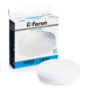 Лампа светодиодная Feron LB-453 25868 12W 230V GX53 6400K для натяжных потолков