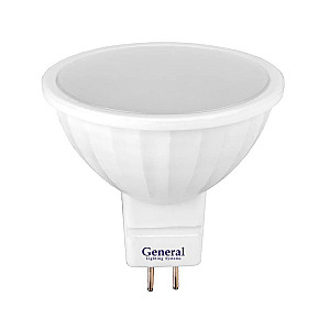 Лампа светодиодная General GLDEN-MR16-7-230-GU5.3-4500 632800