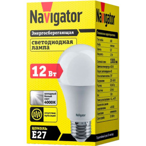 Лампа Navigator 82 481 NLLВ-А60-12-230-4K-E27