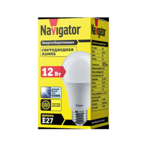 Лампа Navigator 82 463 NLLB-A60-12-230-6.5K-E27 4633