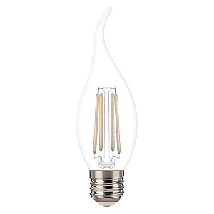 Лампа светодиодная SmartBuy SBL-C37FCan-8-40K-E27 Led FIL Свеча на ветру