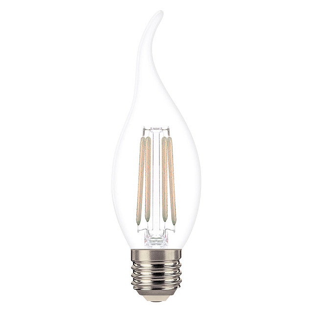 Лампа светодиодная SmartBuy SBL-C37FCan-8-40K-E27 Led FIL Свеча на ветру