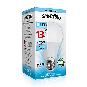 Лампа светодиодная SmartBuy SBL-А60-13-40К-E27-А Led